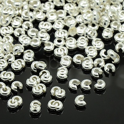 Brass Crimp Beads Covers EC266-1S-1