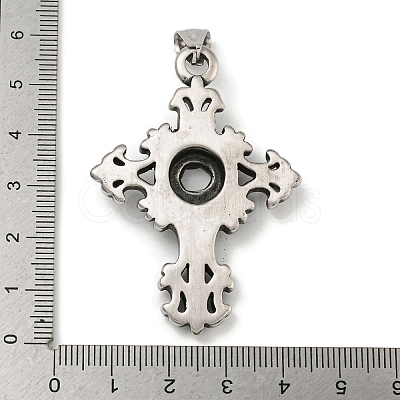 316 Surgical Stainless Steel Pendants STAS-Z073-72AS-02-1