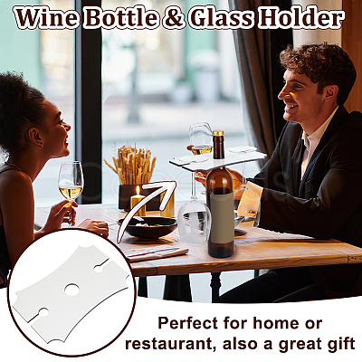 Wood Wine Holder AJEW-WH0009-76B-1