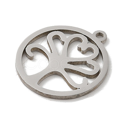 Non-Tarnish 201 Stainless Steel Pendants LS-STAS-E206-03P-04-1