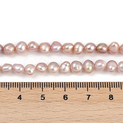 Natural Cultured Freshwater Pearl Beads Strands PEAR-P064-19E-04B-1