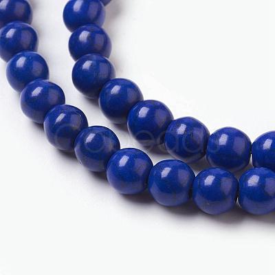 Synthetic Turquoise Beads Strands TURQ-G106-8mm-02N-1