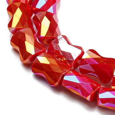AB Color Plated Glass Beads Strands EGLA-P051-06B-B06-1