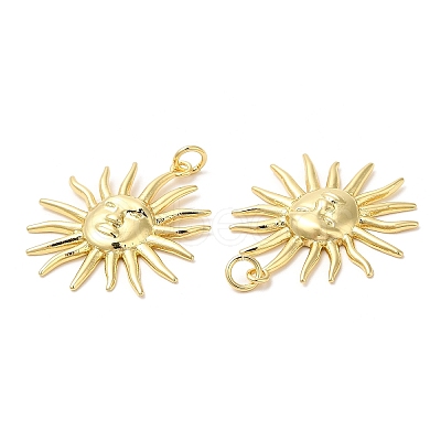 Rack Plating Brass Pendants KK-Q775-14G-1