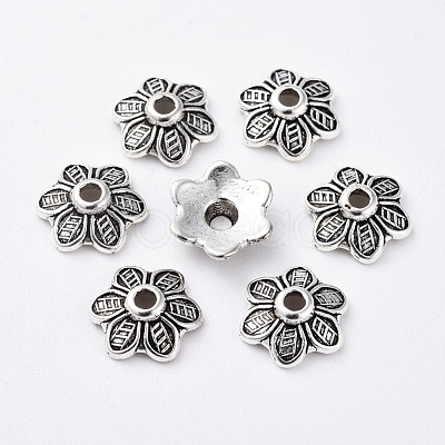 Tibetan Style Caps EA494Y-1