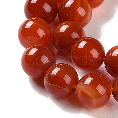 Natural Striped Agate/Banded Agate Beads Strands LS-G-Z060-A01-B05-1