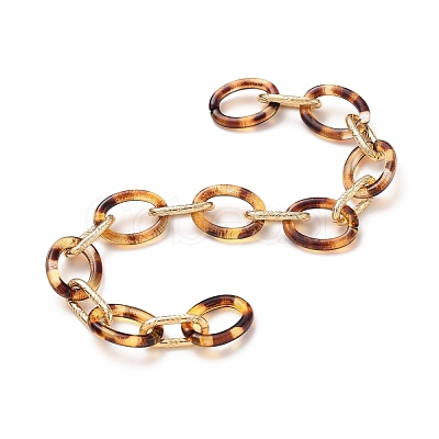Handmade Transparent Acrylic Cable Chains X-AJEW-JB00700-02-1