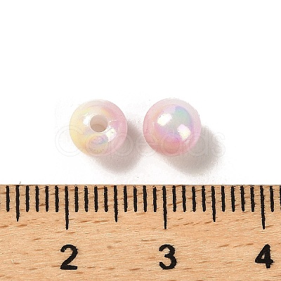 Opaque Acrylic Beads OACR-Z016-01B-08-1