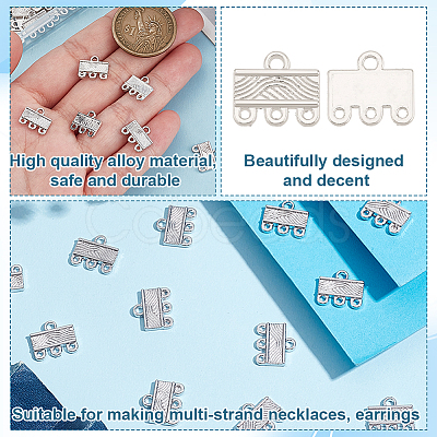 120Pcs Alloy Chandelier Components Links FIND-GO0003-32D-1