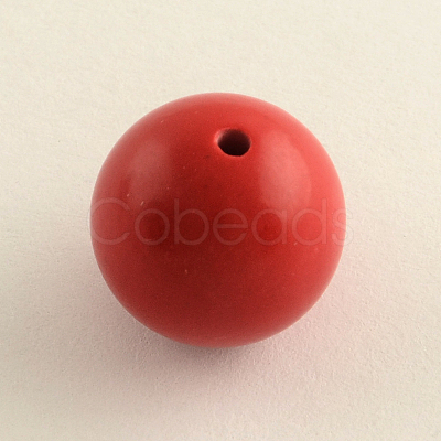 Round Cinnabar Beads CARL-Q002-8mm-1
