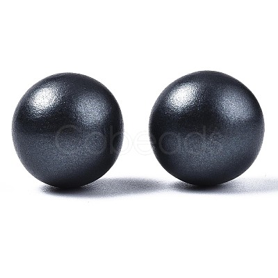 Painted Natural Wood Beads WOOD-S057-071A-1