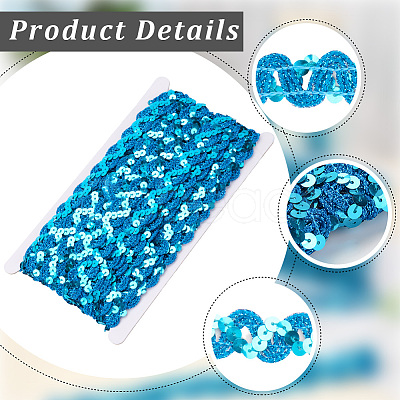Polyester Paillette Beads OCOR-WH20012-13F-1