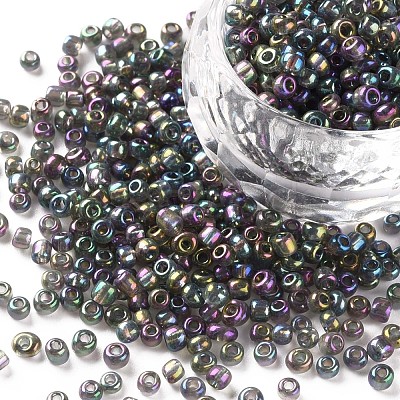 Round Glass Seed Beads SEED-A007-3mm-172-1