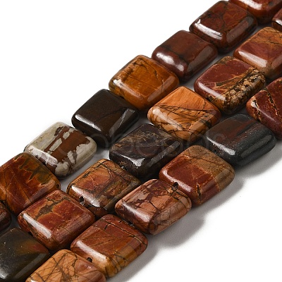 Natural Picasso Stone/Picasso Jasper Graduated Bead Strands G-P358-05-12mm-1