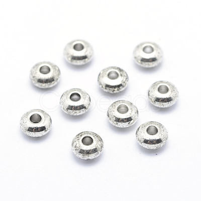 Rondelle Brass Beads KK-L112A-01S-1