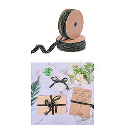 Polyester Chenille Ribbon OCOR-WH0097-36C-1