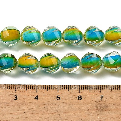 Two Tone Resin Beads Strands GLAA-T035-02A-1