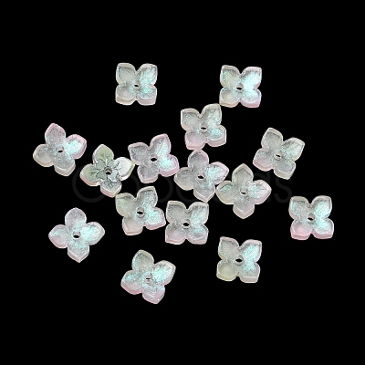 Dyed & Heated Glass Bead Caps GLAA-Z019-01C-1
