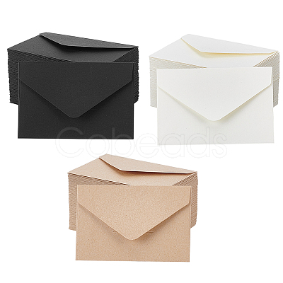 300Pcs 3 Colors Paper Envelopes AJEW-GO0005-62-1