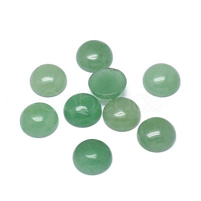 Natural Green Aventurine Cabochons X-G-G788-C-04-1
