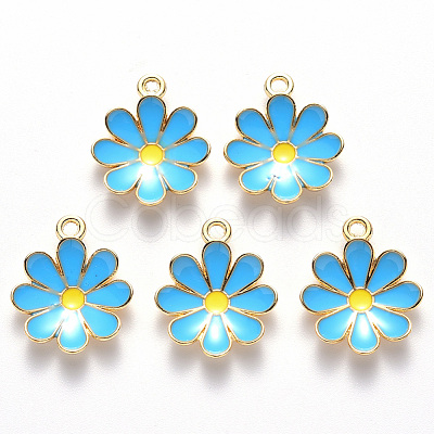 Alloy Enamel Pendants ENAM-S121-116E-1