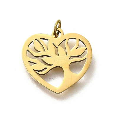 304 Stainless Steel Charms STAS-R153-39G-1