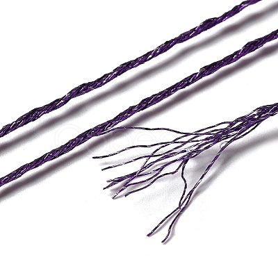 10 Skeins 12-Ply Metallic Polyester Embroidery Floss OCOR-Q057-A11-1