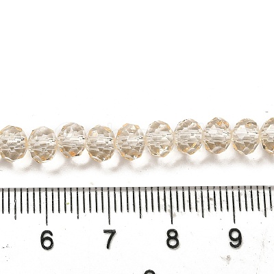 Transparent Baking Paint Glass Beads Strands DGLA-A034-T6mm-D02-1