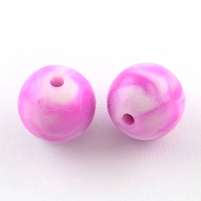Opaque Acrylic Beads SACR-R853-12mm-205-1