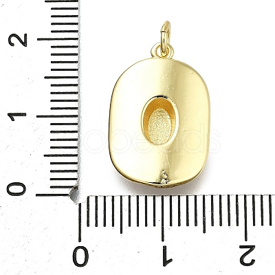 Brass Enamel Pendants KK-K400-20G-01-1