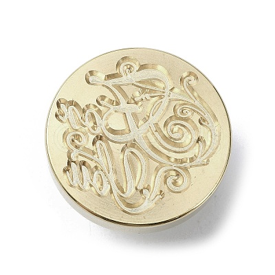 For You Wax Seal Brass Stamp Heads LS-AJEW-M038-01I-G-1