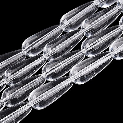 Transparent Glass Beads Strands X-GLAA-Q113-03A-A01-1