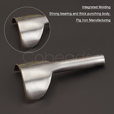 2 Pcs 2 Styles 45# Steel Leathercraft Tool TOOL-GA0001-30P-1