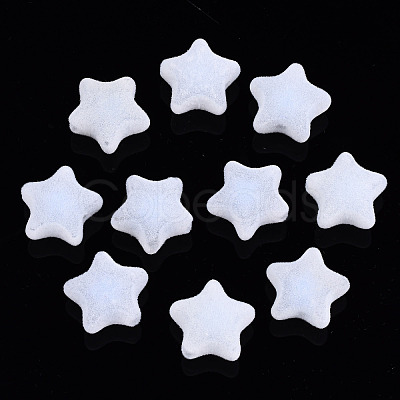 Flocky Acrylic Beads X-MACR-S275-25B-01-1