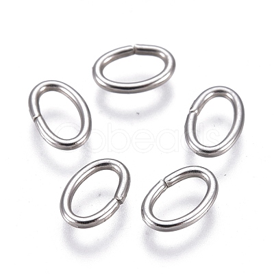 Tarnish Resistant 304 Stainless Steel Open Jump Rings STAS-F250-11P-M-1