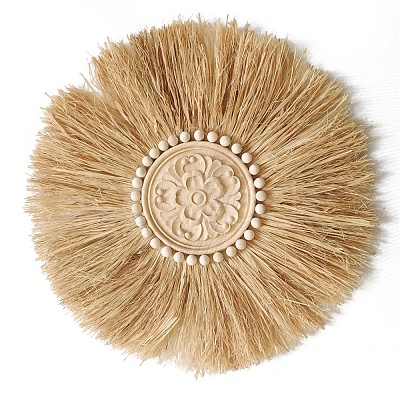 Raffia Woven Wall Decorations HULI-PW0002-074E-1