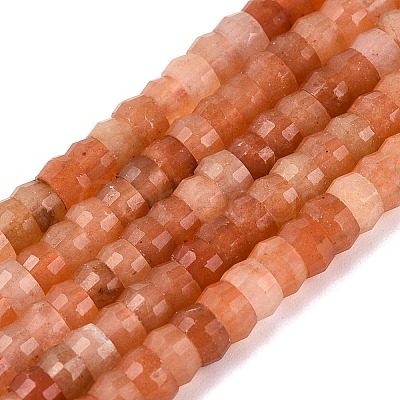 Natural Red Aventurine Beads Strands LS-G-Q606-46A-06-1