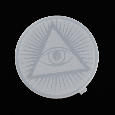 Eye of Providence/All-seeing Eye DIY Silicone Statue Mold AJEW-D052-02-1