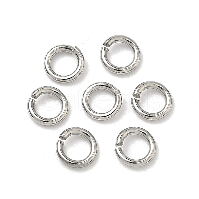 Tarnish Resistant 304 Stainless Steel Open Jump Rings STAS-R065-42-1