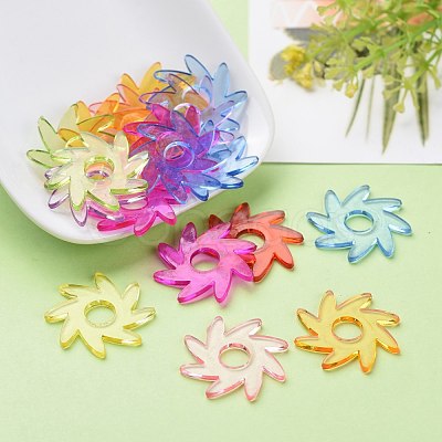 Transparent Acrylic Beads PL878Y-1