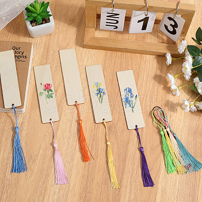 36Pcs 12 Colors Polyester Tassel Decorations FIND-SP0002-64-1