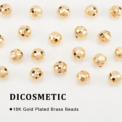 Brass Beads KK-DC0002-47-1