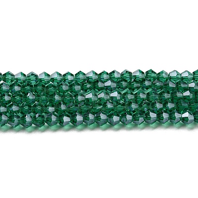 Transparent Electroplate Glass Beads Strands EGLA-A039-T3mm-A10-1