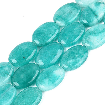 Dyed Natural White Jade Beads Strands G-N370-01A-05-1