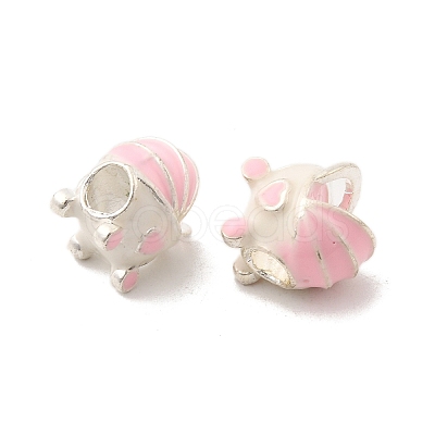 Alloy Enamel European Beads FIND-C077-03-1