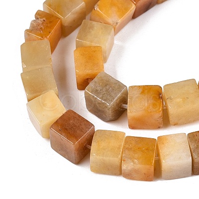 Natural Topaz Jade Beads Strands G-T139-8x8-30B-1