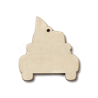 Single Face Printed Wood Pendants LS-WOOD-H102-02J-1