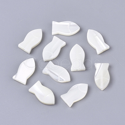 Natural Trochid Shell/Trochus Shell Beads SSHEL-N034-64-1