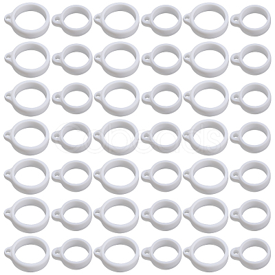 60Pcs 2 Style Silicone Pendant SIL-GF0001-43C-1