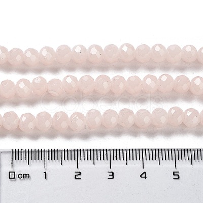 Baking Painted Imitation Jade Glass Bead Strands X-DGLA-A034-J6MM-A41-1